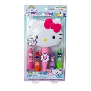 Hello Kitty Cosmetic Set Mirror and Lip Balm